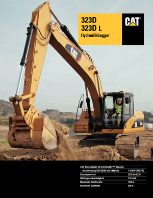 Excavatrice sur chenilles Caterpillar 323D L