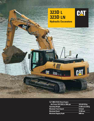 Excavatrice sur chenilles Caterpillar 323D L