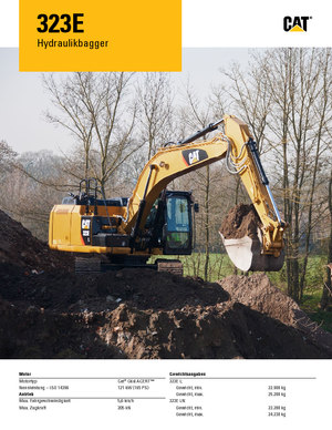 Excavatrice sur chenilles Caterpillar 323E LN
