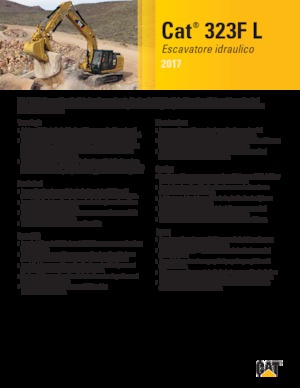 Excavatrice sur chenilles Caterpillar 323F L