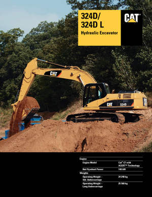 Pelle sur chenilles Caterpillar 324D LN