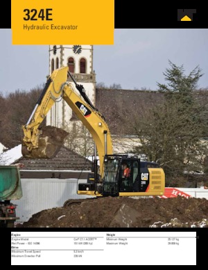 Excavatrice sur chenilles Caterpillar 324E