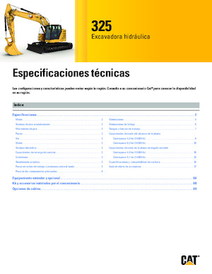 Excavatrice sur chenilles Caterpillar 325