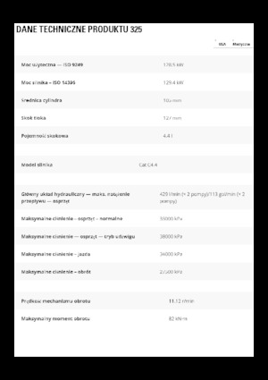 Excavatrice sur chenilles Caterpillar 325