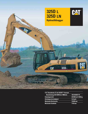 Excavatrice sur chenilles Caterpillar 325D LN