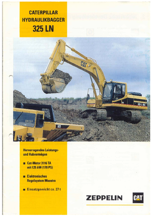 Excavatrice sur chenilles Caterpillar 325 L N (m)