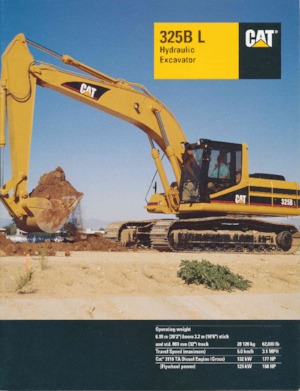 Excavatrice sur chenilles Caterpillar 325B
