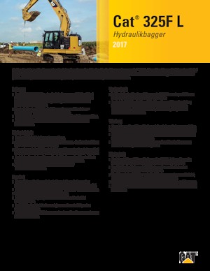 Excavatrice sur chenilles Caterpillar 325F L