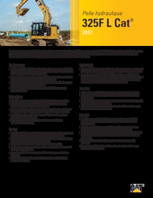 Excavatrice sur chenilles Caterpillar 325F L