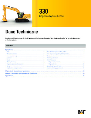 Excavatrice sur chenilles Caterpillar 330