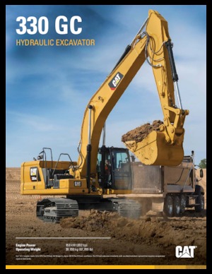 Excavatrice sur chenilles Caterpillar 330 GC