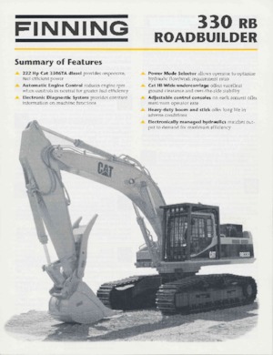 Excavatrice sur chenilles Caterpillar 330RB
