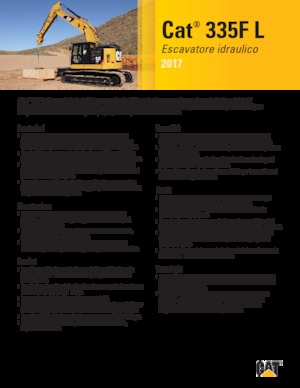 Excavatrice sur chenilles Caterpillar 335F L