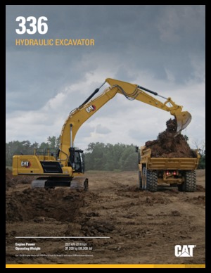 Excavatrice sur chenilles Caterpillar 336