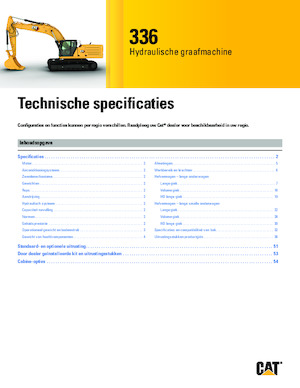 Excavatrice sur chenilles Caterpillar 336
