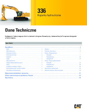 Excavatrice sur chenilles Caterpillar 336