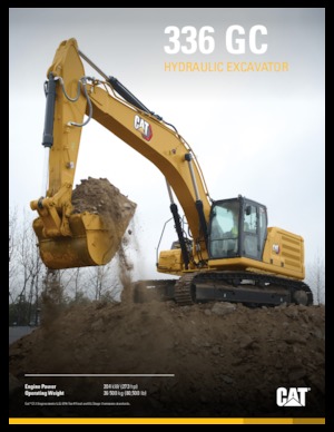 Excavatrice sur chenilles Caterpillar 336 GC