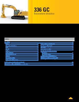Excavatrice sur chenilles Caterpillar 336 GC