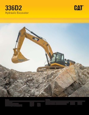 Excavatrice sur chenilles Caterpillar 336D2