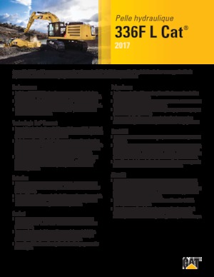 Excavatrice sur chenilles Caterpillar 336F L