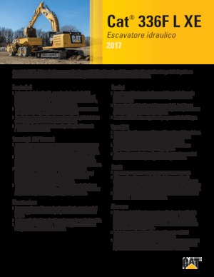 Excavatrice sur chenilles Caterpillar 336F L XE