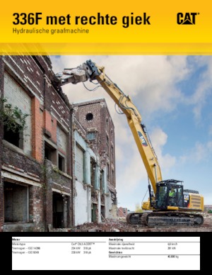 Excavatrice sur chenilles Caterpillar 336F L XE