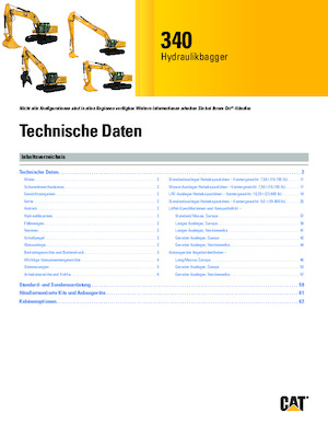 Excavatrice sur chenilles Caterpillar 340