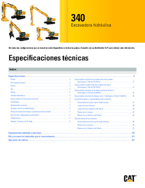 Excavatrice sur chenilles Caterpillar 340