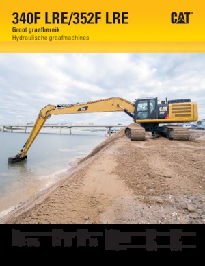 Excavatrice sur chenilles Caterpillar 352F LRE