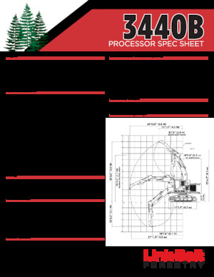 Excavatrice sur chenilles Link-Belt 3440B PH