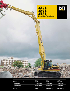 Excavatrice sur chenilles Caterpillar 325 B LN