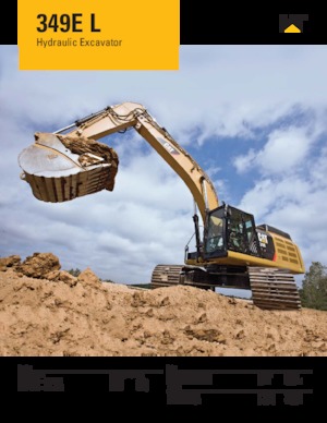 Excavatrice sur chenilles Caterpillar 349E