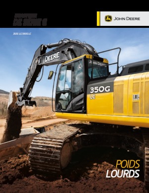 Excavatrice sur chenilles John Deere Construction 350G LC