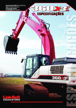 Excavatrice sur chenilles Link-Belt 360 X3E