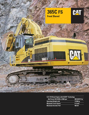 Excavatrice sur chenilles Caterpillar 365 C