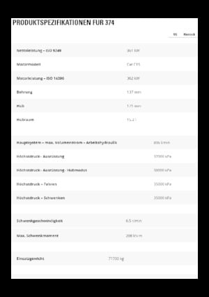 Excavatrice sur chenilles Caterpillar 374