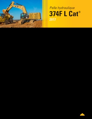 Excavatrice sur chenilles Caterpillar 374F L