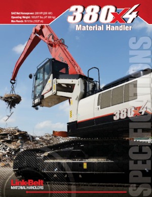 Excavatrice sur chenilles Link-Belt 380 X4 MH