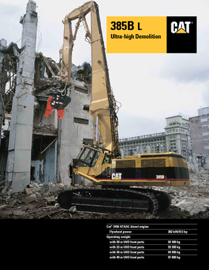 Excavatrice sur chenilles Caterpillar 385 B L