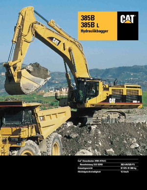 Excavatrice sur chenilles Caterpillar 385 B L