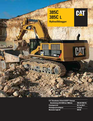 Excavatrice sur chenilles Caterpillar 385C