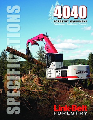 Excavatrice sur chenilles Link-Belt 4040 PH