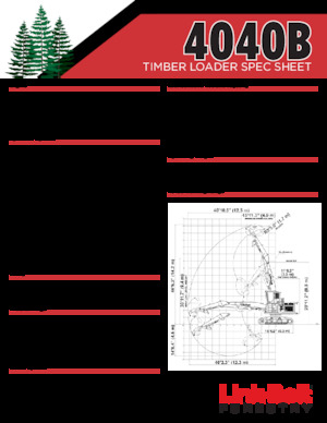 Excavatrice sur chenilles Link-Belt 4040B TL