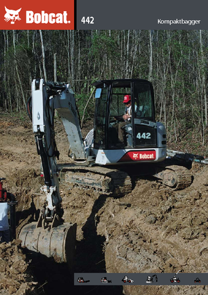 Excavatrice sur chenilles Bobcat 442