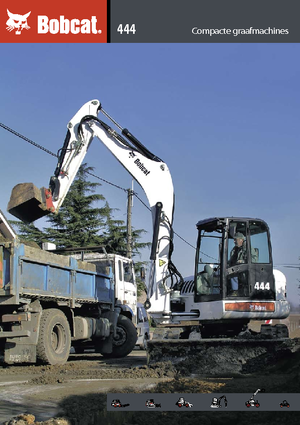Excavatrice sur chenilles Bobcat 444