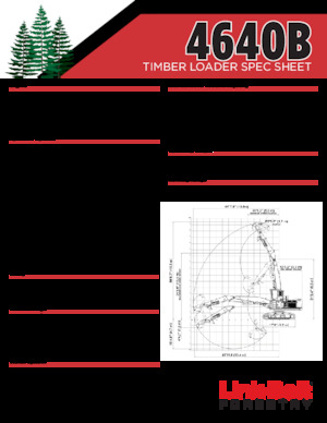 Excavatrice sur chenilles Link-Belt 4640B TL