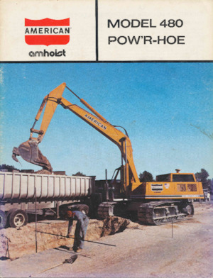 Excavatrice sur chenilles American Hoist & Derrick 480