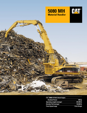 Excavatrice sur chenilles Caterpillar 5080