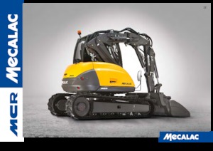 Excavatrice sur chenilles Mecalac 10 MCR