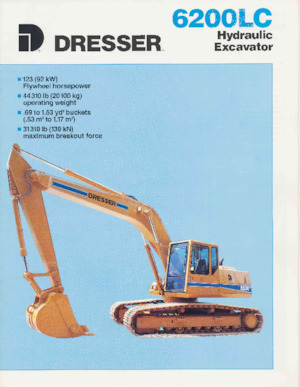Excavatrice sur chenilles Dresser 6200LC